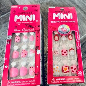 imPRESS Mini Press-On Nails - Pale Pink & Blush Duo